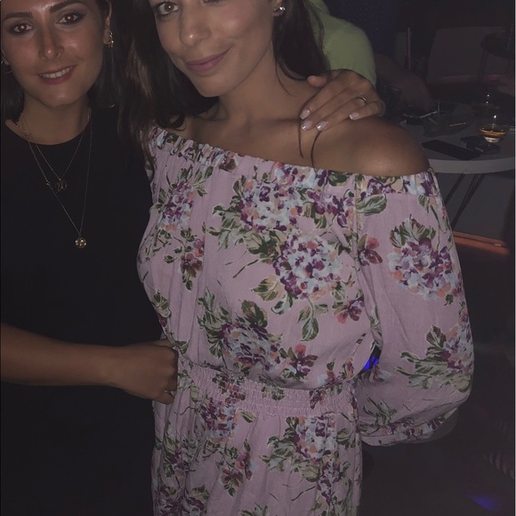 Solemio Lilac Floral Romper - Picture 3 of 7